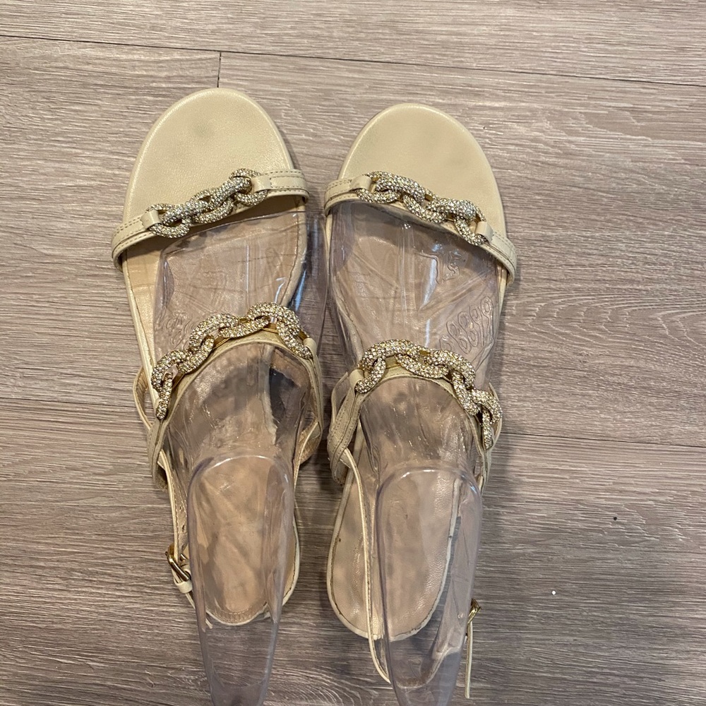 J. Crew rhinestone sandals